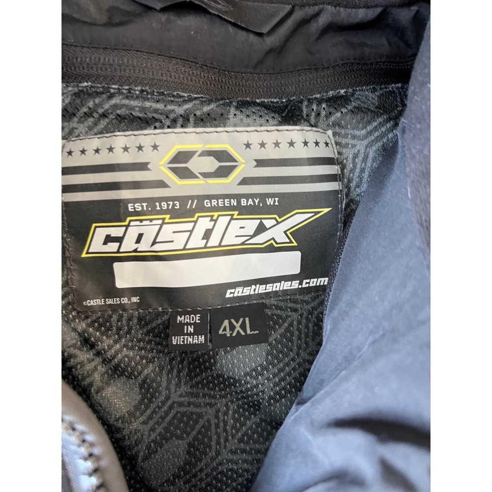 Castle X Code Jacket Mens 4XL Black Charcoal Silver 3M Thinsulate 70-3379X NEW - Picture 9 of 14